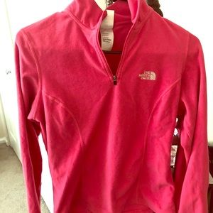 North Face pink fleece